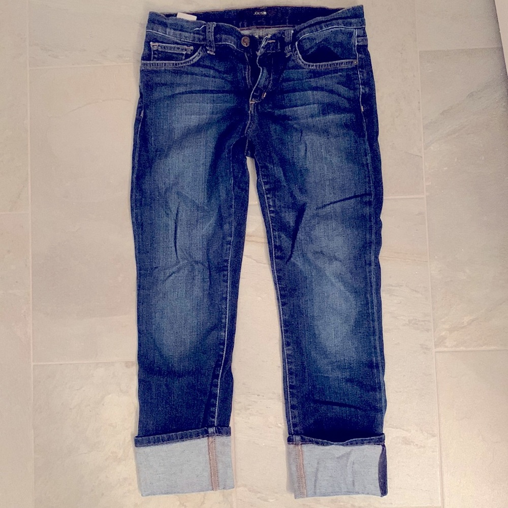 Joe’s cropped jeans. Size 27.